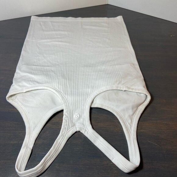 Lululemon Ribbed Racerback Tank Top Size 8 - Picture 3 of 5